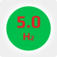 Водород (H2) марка В 5.0 (99,999%) в баллоне 50л 200бар, соединение   W21,6x1/14'' LH (DIN 1)