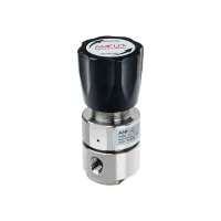 Регулятор обратного давления AMFLO R71LD-P нержавеющая сталь 3х портовый с 1-м манометром, CV-0.08