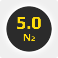 Азот (N2) ПНГ в баллоне 10л 150бар, соединение  G 3/4 (DIN 9)
